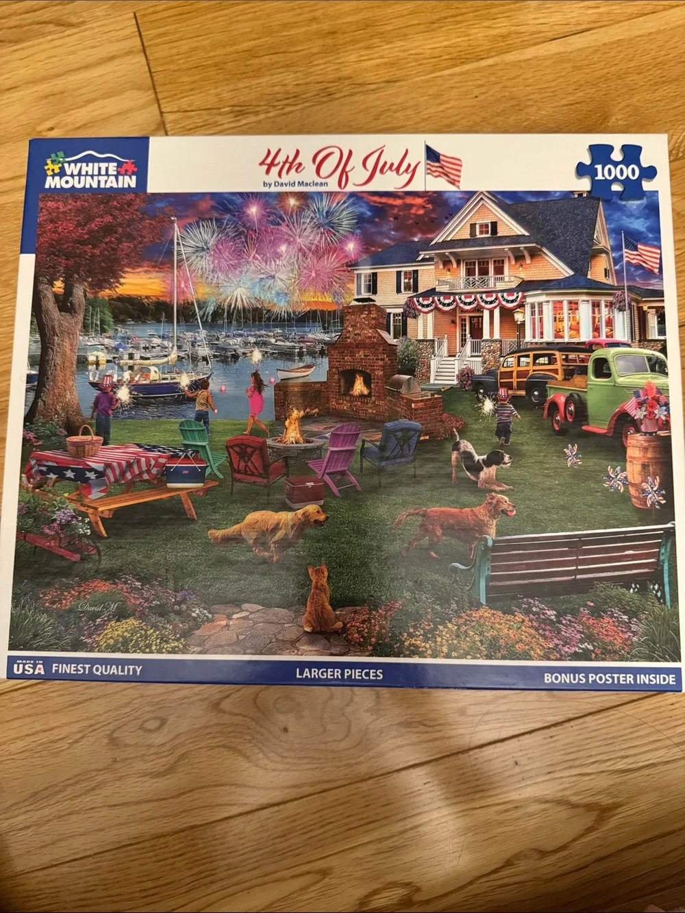White Mountain Multi-Design 4-Pack Jigsaw Puzzles - Colorful Assorted Scenes